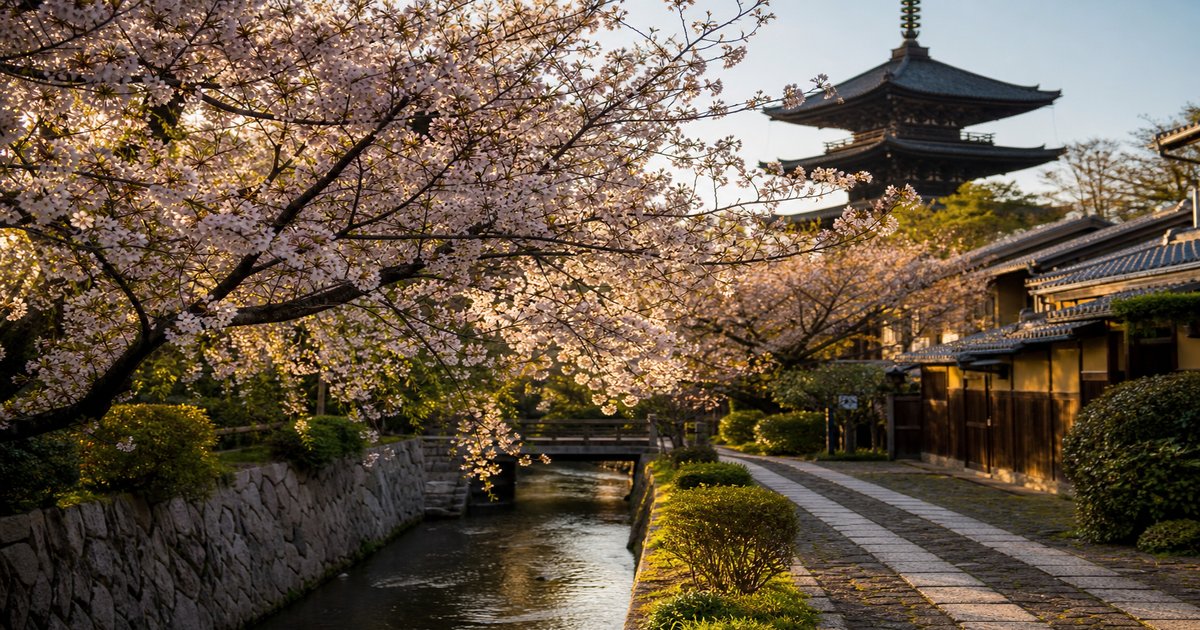 Kyoto Cherry Blossom 2026: First-Timer's Guide to the Best Hanami Spots (With Peak Bloom Dates & Early Booking Tips) - Ryu Journal travel guide visual