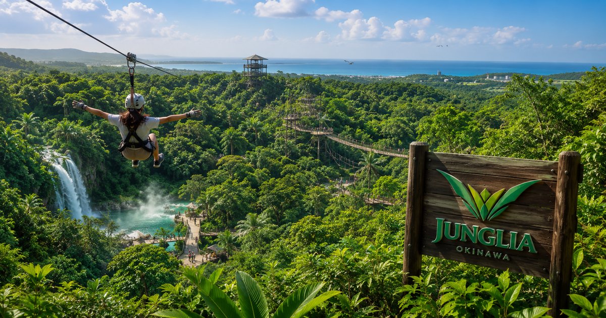 JUNGLIA Okinawa 2026: What First-Timers Wish They Knew Before Going - Ryu Journal travel guide visual